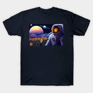 Astronauts explore new worlds T-Shirt